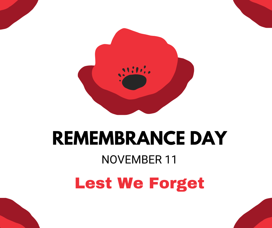 Remembrance Day - Yamaska Literacy Council